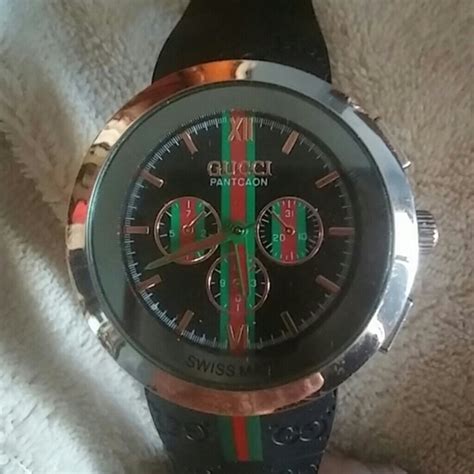 gucci pantcaon swiss made watch